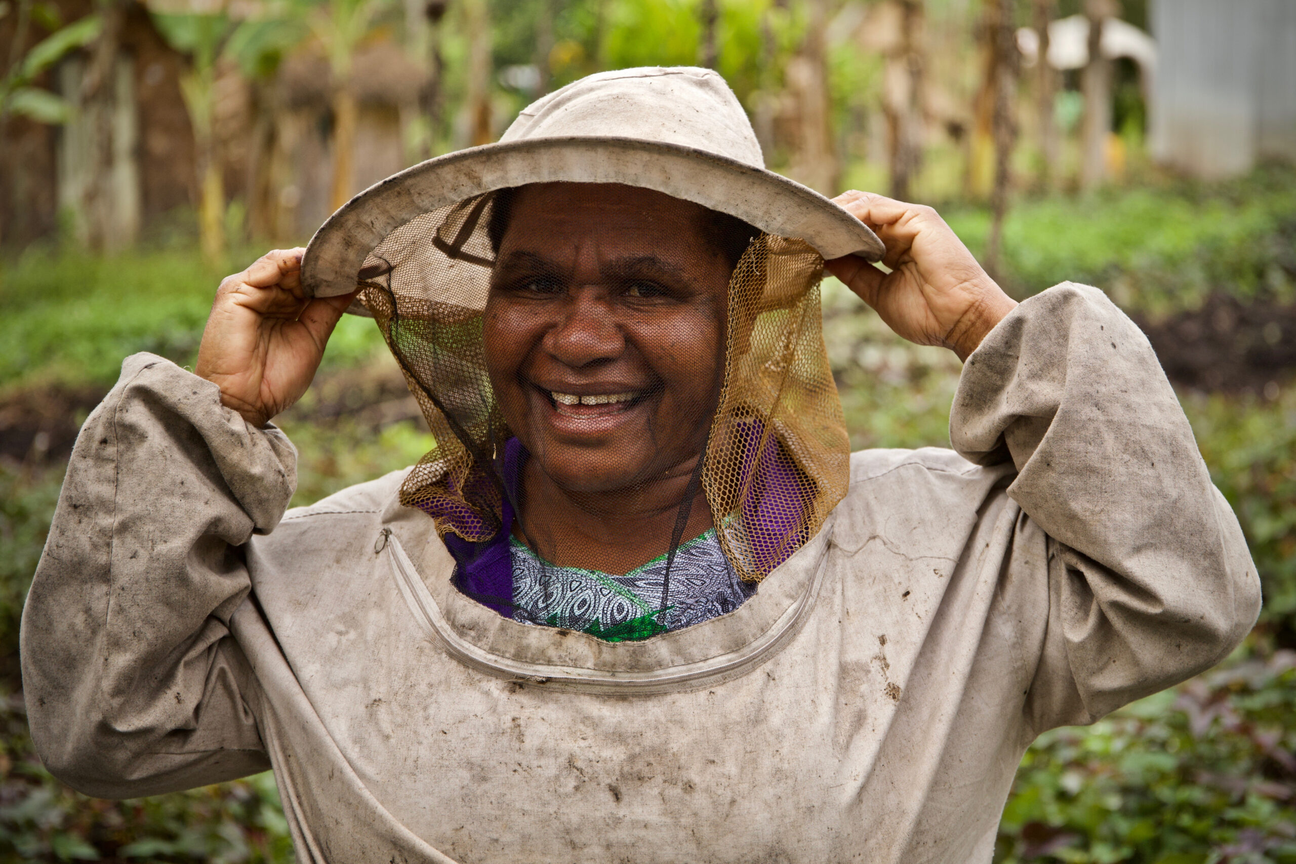 Farmer Smiling